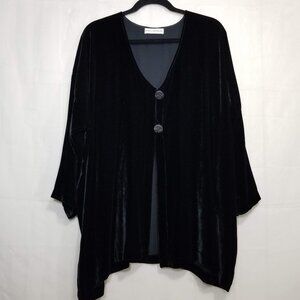 Bryan Emerson velvet jacket horse buttons FLAW